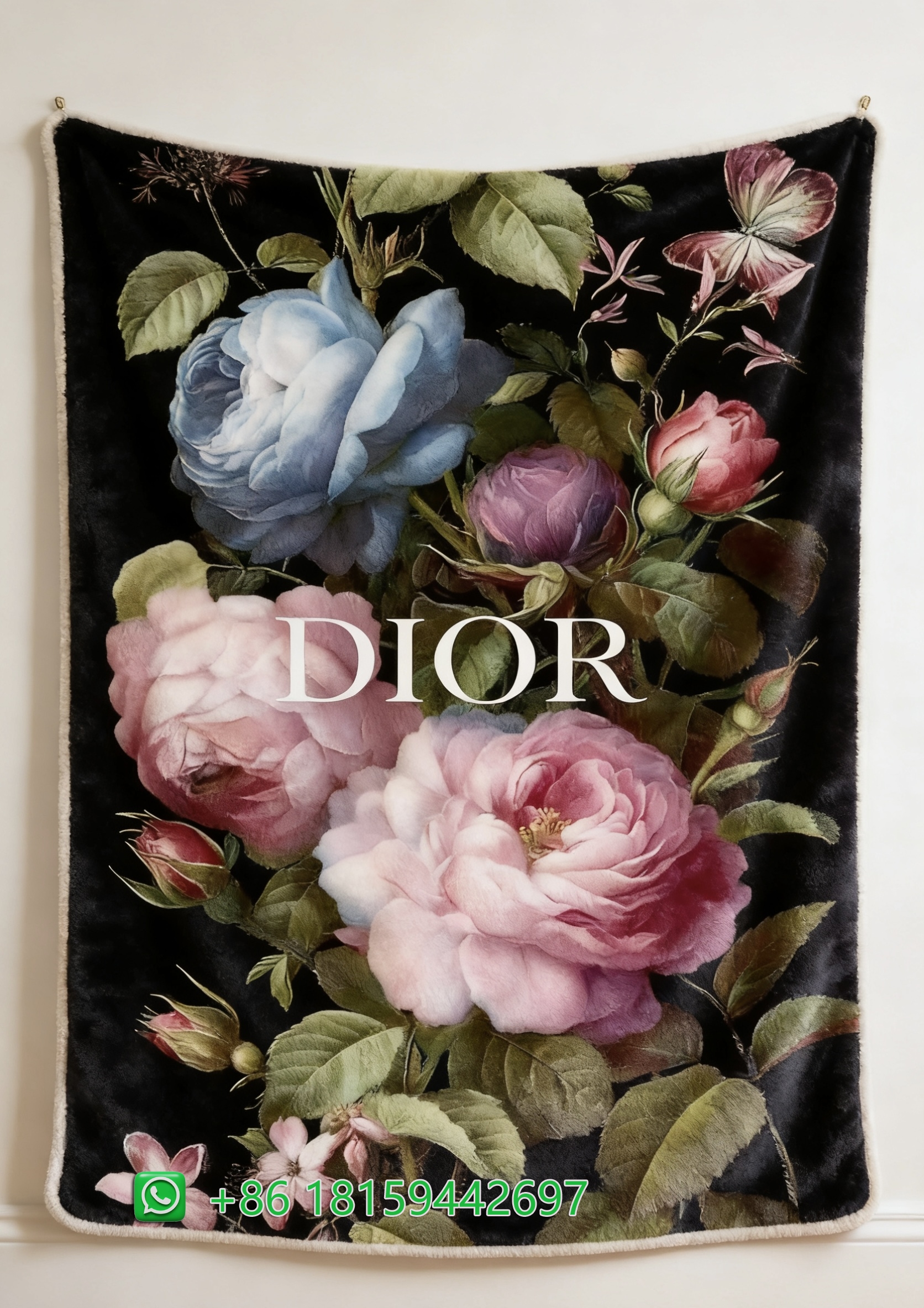 Dior Throw Blankets
